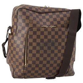 LOUIS VUITTON Borsa a Spalla Damier Ebene Olaf GM N41440 LV Auth BA7008