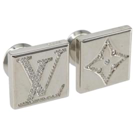 LOUIS VUITTON Gemelli Stratos Cuffs metallo Argento M68252 Auth BA7567 - Louis Vuitton