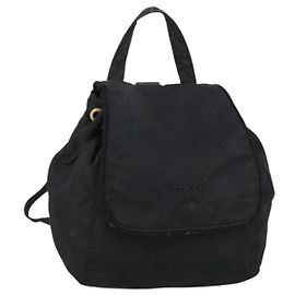 Zaino PRADA in nylon nero argento autentico bs30542