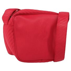 Bolsa de Ombro em Nylon Vermelha Auth bs31041 da SAINT LAURENT