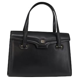 Borsa a mano GIVENCHY in pelle nera e oro Auth bs31048 - Givenchy