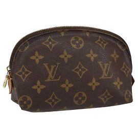 LOUIS VUITTON Pochette Cosmetica Monogram PM Pochette Cosmetica M47515 LV Auth BA7713