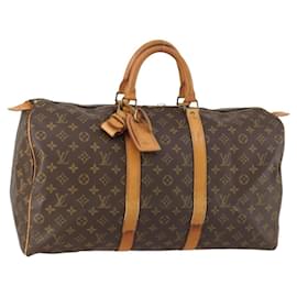 LOUIS VUITTON Borsa Boston Monogram Keepall 50 M41426 LV Auth 146831