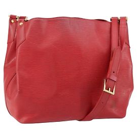 LOUIS VUITTON Borsa a Spalla Epi Mandala MM Rossa M5889E LV Auth 150251