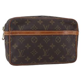 LOUIS VUITTON Clutch Compiegne 23 Monogramma M51847 LV Auth BA8306