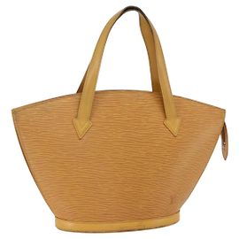 LOUIS VUITTON Borsa a Mano Epi Saint Jacques Gialla M52279 LV Auth 150504