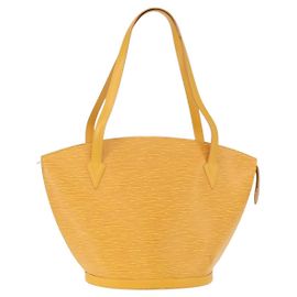 LOUIS VUITTON Borsa a Spalla Epi Saint Jacques Gialla M52269 Auth ka342