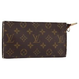 LOUIS VUITTON Monogram Bucket GM Accessory Pouch Vintage LV Auth th6481