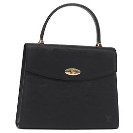 LOUIS VUITTON Borsa a Mano Epi Malesherbes Nera M52372 LV Auth yk19612