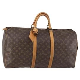 LOUIS VUITTON Borsa Boston Monogram Keepall 55 M41424 LV Auth 145318