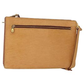 LOUIS VUITTON Epi Angian Shoulder Bag Beige M52116 LV Auth 153996
