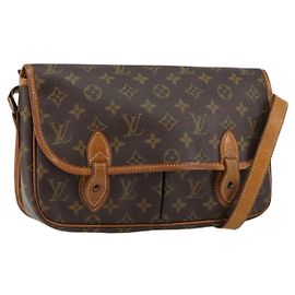 LOUIS VUITTON Bolsa de Hombro Gibeciere MM Monograma M42247 LV Auth ep12193