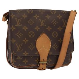 LOUIS VUITTON Borsa a Spalla Monogram Cartouchiere MM M51253 LV Auth BA8112