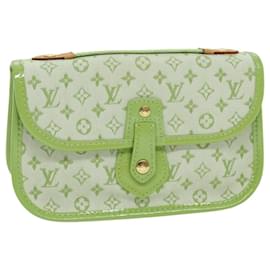 LOUIS VUITTON Monogram Mini Trousse Marie Kate Pouch Verde M92935 Auth 73086SAV