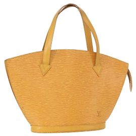 LOUIS VUITTON Epi Saint Jacques Handtasche Gelb M52279 LV Auth BA8151