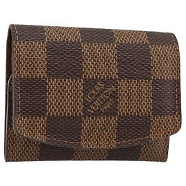 LOUIS VUITTON Damier Ebene Cuff Case LV Auth 146166