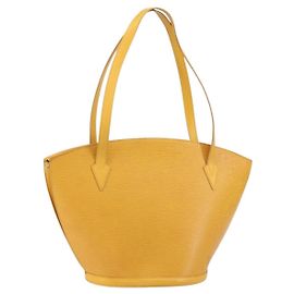 LOUIS VUITTON Borsa a Spalla Epi Saint Jacques Gialla M52269 Auth 154496