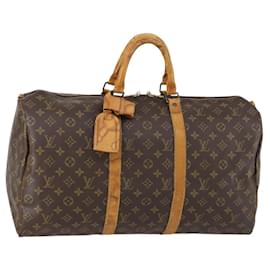 LOUIS VUITTON Borsa Boston Monogram Keepall 50 M41426 LV Auth 152782 - Louis Vuitton