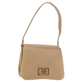 Borsa a Spalla Vala in Pelle Beige Auth BA6806 di Salvatore Ferragamo