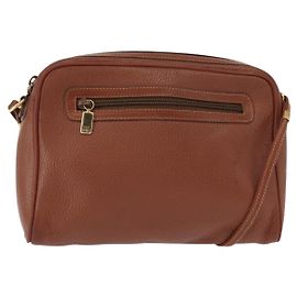 GUCCI Schultertasche aus braunem Leder mit Gold 007 113 0014 Auth bs31429