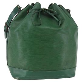 LOUIS VUITTON Borsa a Spalla Epi Noe Verde M44004 LV Auth 145661