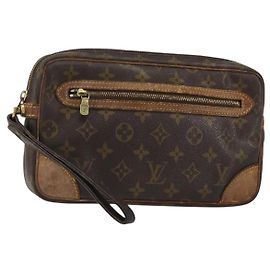 LOUIS VUITTON Monogram Marly Dragonne GM Clutch Bag M51825 LV Auth bs30865