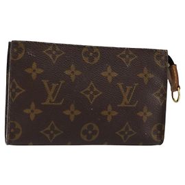 LOUIS VUITTON Monogram Bucket PM Accessory Pouch LV Auth th6438