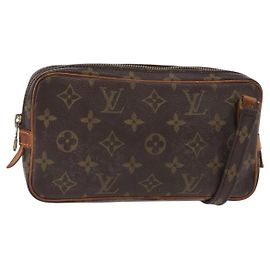 LOUIS VUITTON Sac à bandoulière Monogram Marly M51828 LV Auth 155354