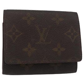 LOUIS VUITTON Monogram Anvelop Cult De Vuitto Card Case M62920 LV Auth bs31610