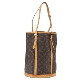 LOUIS VUITTON Monogram Bucket GM Schultertasche M42236 LV Auth 157677