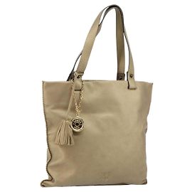 LOEWE Borsa Tote Anagramma Pelle Oro Auth hk2975