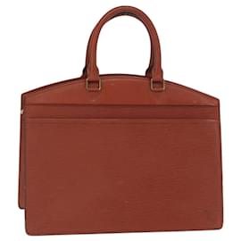 LOUIS VUITTON Borsa a Mano Epi Riviera Marrone M48183 LV Auth BA8583