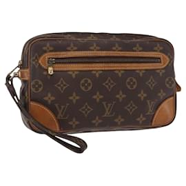 LOUIS VUITTON Clutch Marly Dragonne GM Monogram M51825 LV Auth ka626