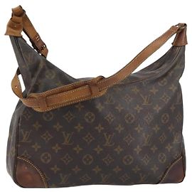 LOUIS VUITTON Borsa a Spalla Monogram Boulogne 35 M51260 LV Auth bs31547