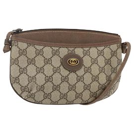 Gucci Borsa a Spalla GG Supreme PVC Beige 904 02 020 Auth 156924