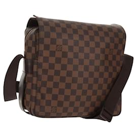 LOUIS VUITTON Borsa a Spalla Naviglio Damier Ebene N45255 LV Auth bs31667