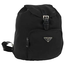 Zaino PRADA in nylon nero argento autentico bs31715
