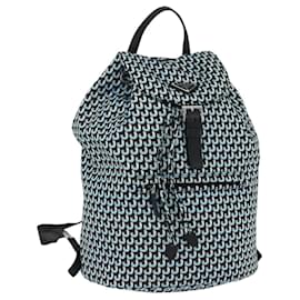 Zaino PRADA in nylon azzurro chiaro argento autentico 158915SAM - Prada