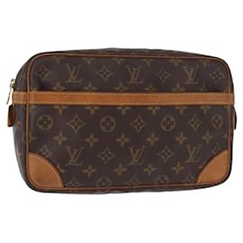 LOUIS VUITTON Clutch Compiegne 28 M51845 LV Auth gh1433