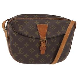 LOUIS VUITTON Monogram Jeune Fille MM Schultertasche Vintage M51226 LV Auth BA8117