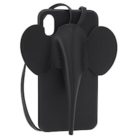 LOEWE iPhone-Hülle aus schwarzem Leder Auth bs31448 - Loewe