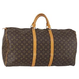 LOUIS VUITTON Borsa Boston Monogram Keepall 60 M41422 LV Auth ar13806