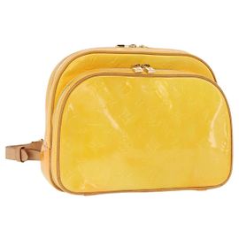 LOUIS VUITTON Monogram Vernis Marley Rucksack Grau M91038 LV Auth bs31561