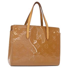 LOUIS VUITTON Borsa Catalina BB Monogram Vernis Rosa Velours M90015 Auth 156356