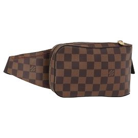 LOUIS VUITTON Borsa a Spalla Geronimos Damier Ebene N51994 LV Auth mr1613