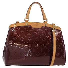 LOUIS VUITTON Borsa a Mano Monogram Vernis Blair MM 2way Amarante M91619 Auth 155013