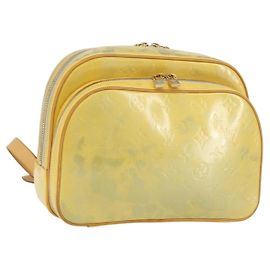 LOUIS VUITTON Monogram Vernis Marley Backpack Gris M91038 LV Auth gh1307