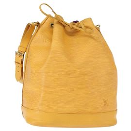 LOUIS VUITTON Borsa a Spalla Epi Noe Tassili Giallo M44009 LV Auth gh1226