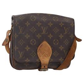 LOUIS VUITTON Borsa a Spalla Monogram Cartouchiere MM M51253 LV Auth ka331