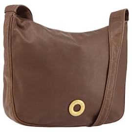 Borsa a Spalla CELINE Circle in Pelle Marrone Oro Auth 153852 - Céline